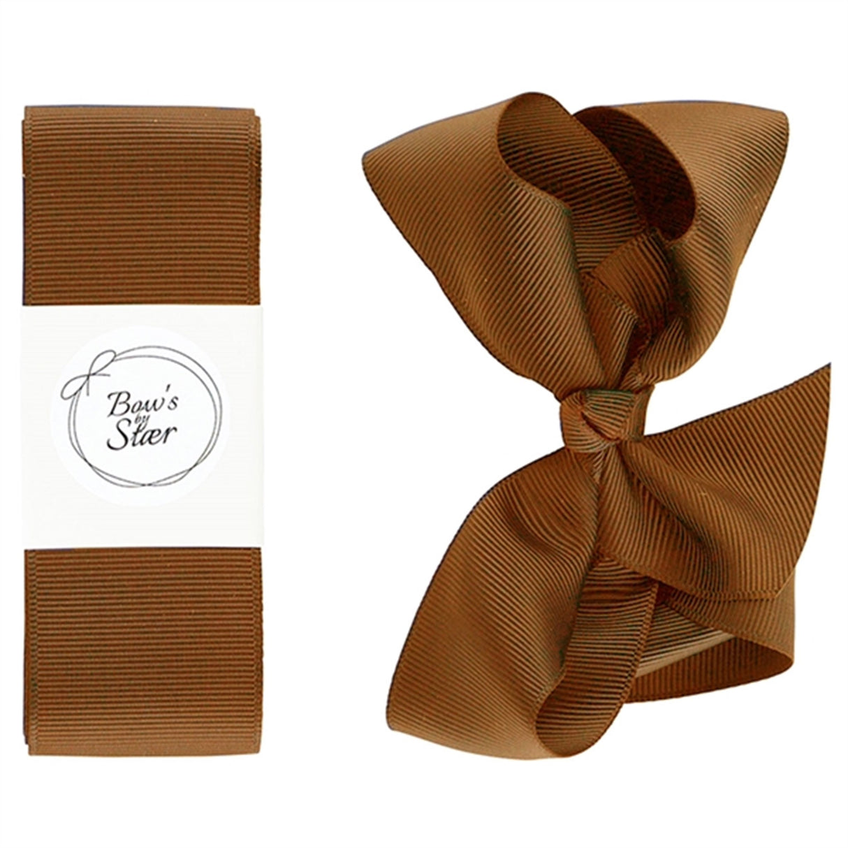 Bow's by Stær Christening Ribbon Golden Brown