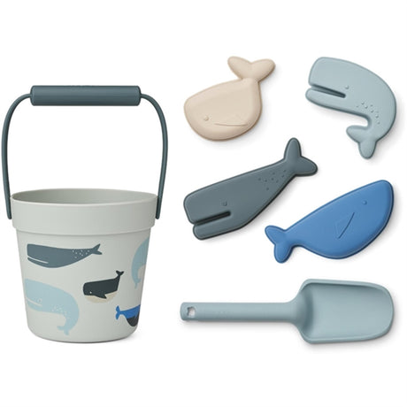 Liewood Dante Beach Set Cloud Blue