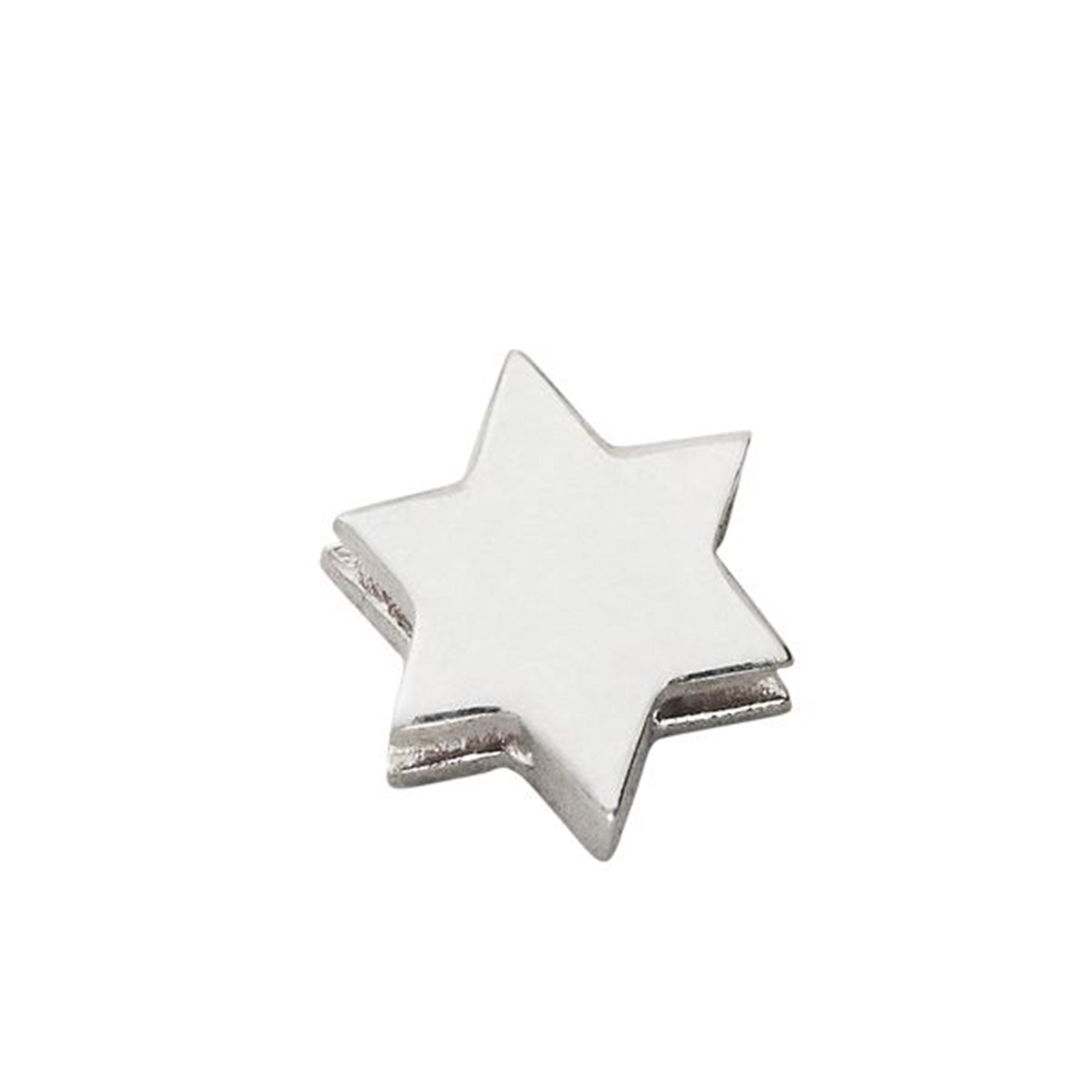 Design Letters Star Charm Sterling Silver
