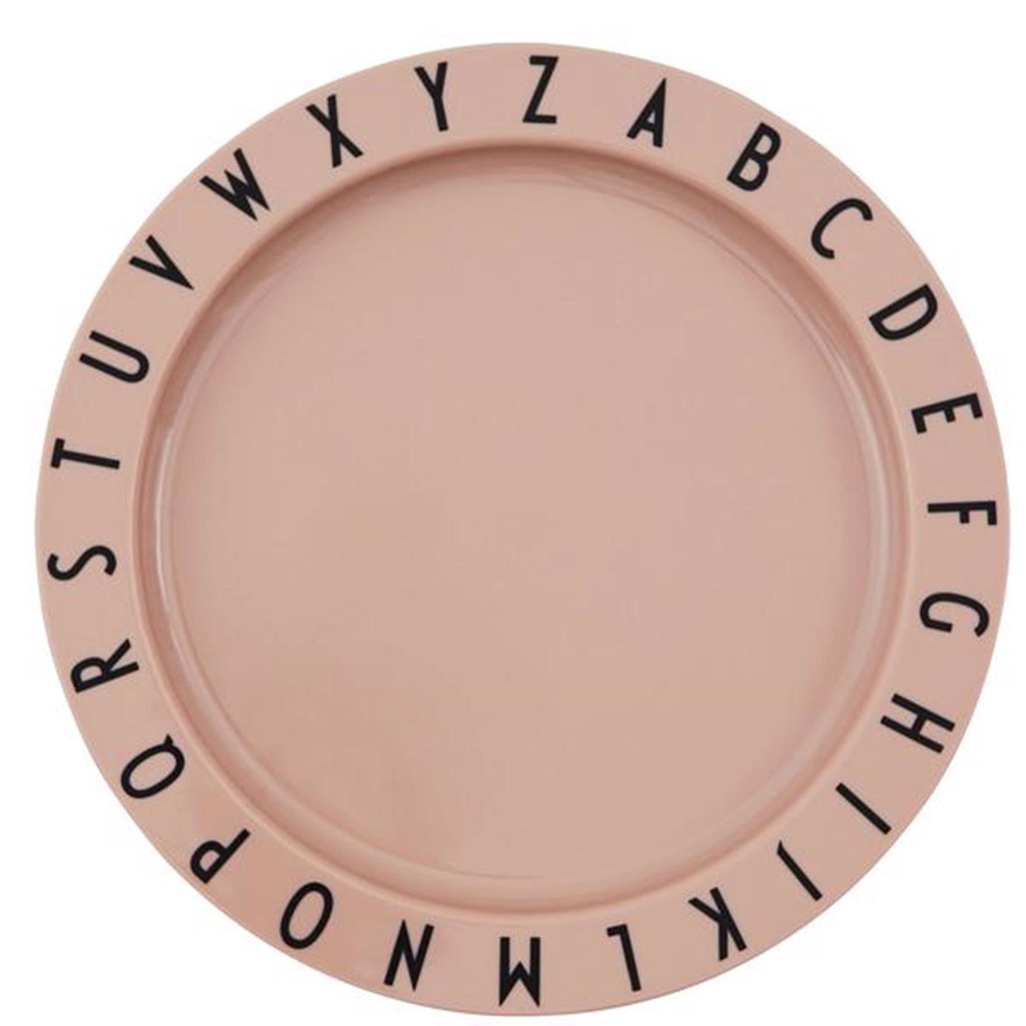 Design Letters Nude Eat & Learn ABC Plate