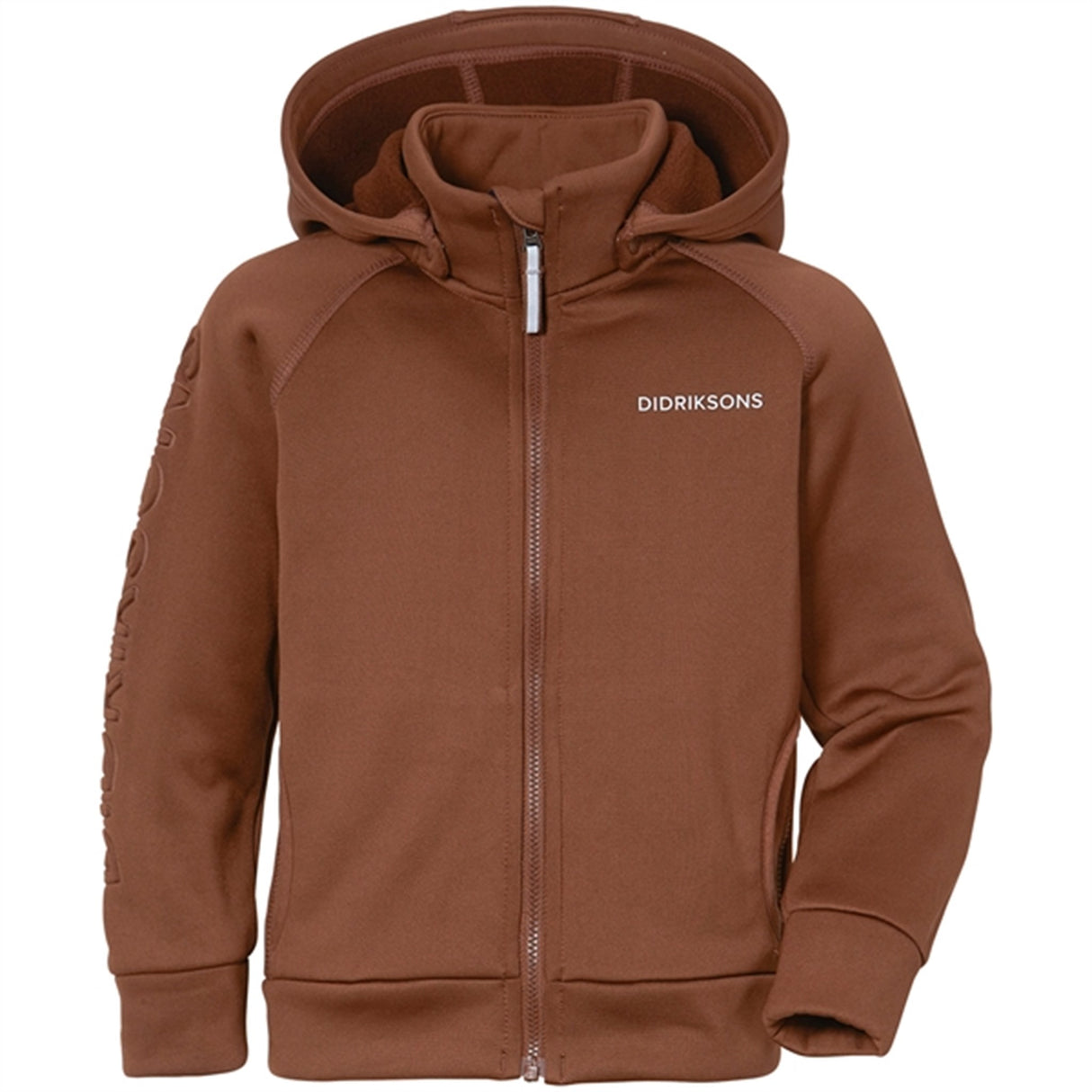 Didriksons Corin Earth Brown Zipper Sweatshirt