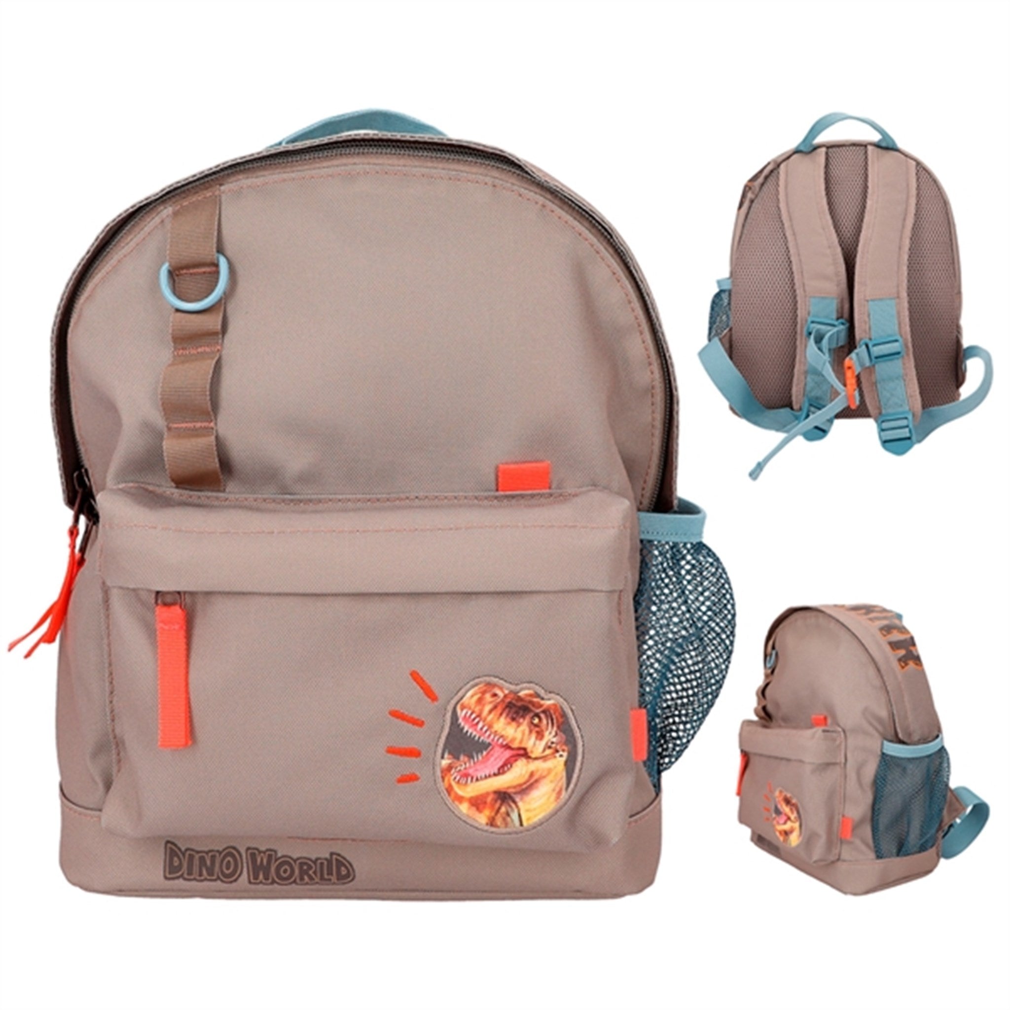 Dino World Backpack Khaki Brown 2