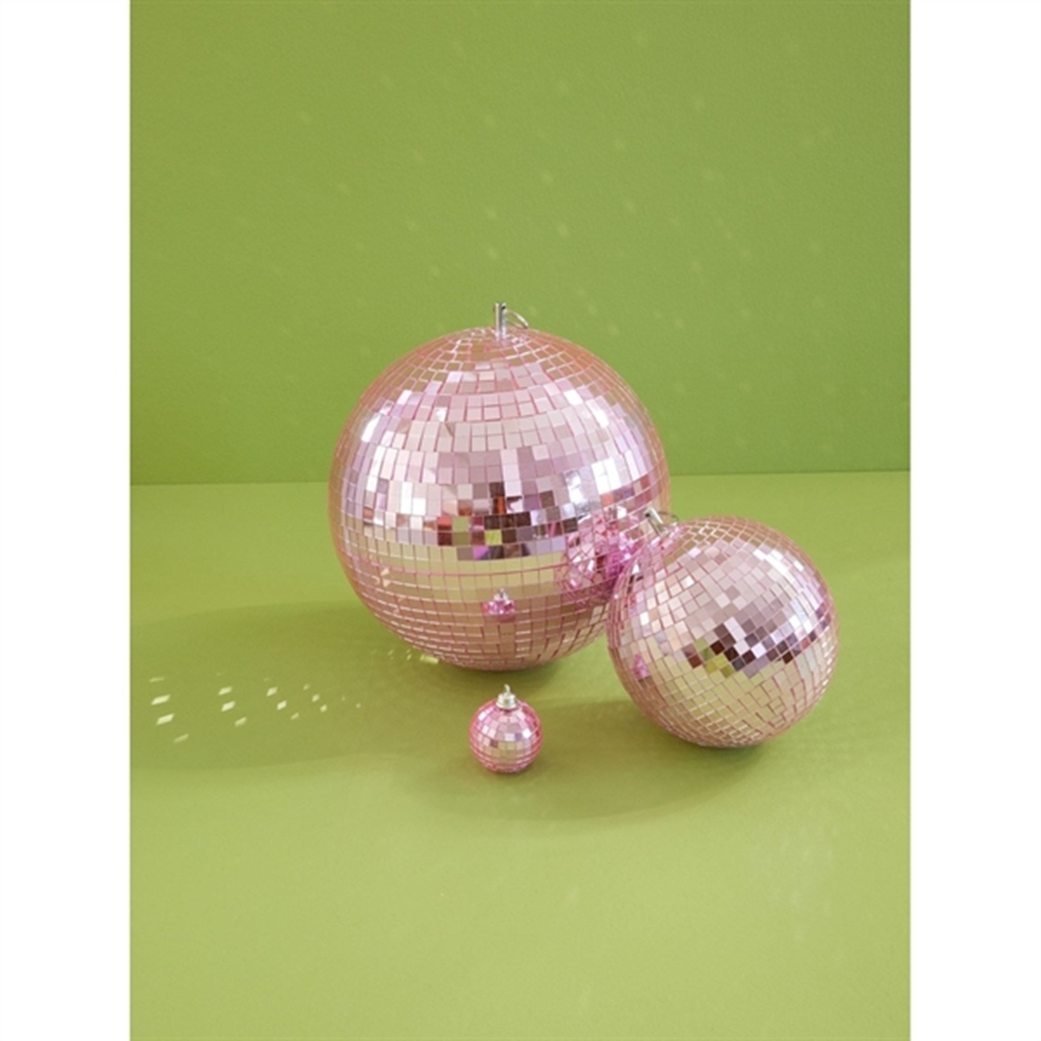 RICE Soft Pink Medium Disco Ball 4