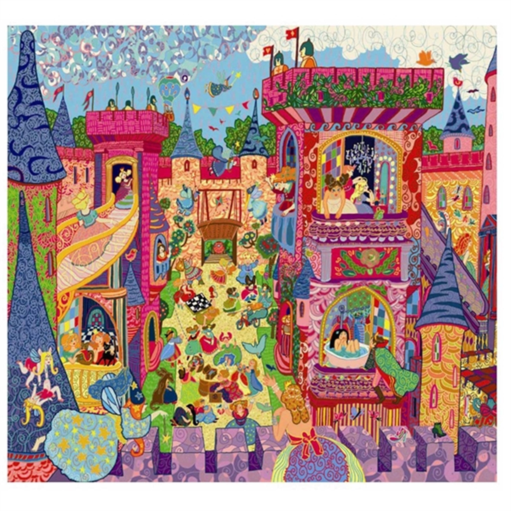 Djeco Puzzle Fairy Castle 2