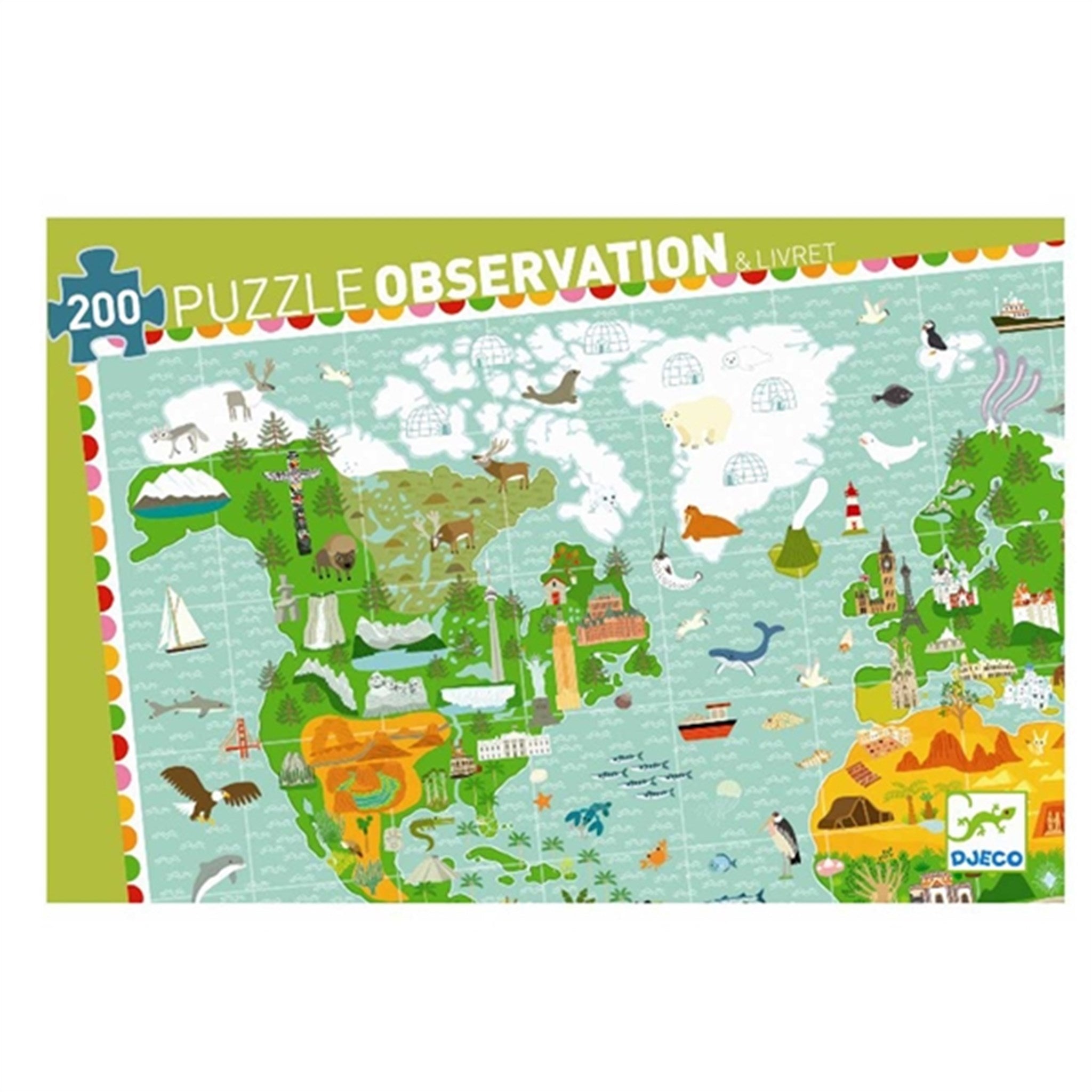 Djeco Puzzle Around The World