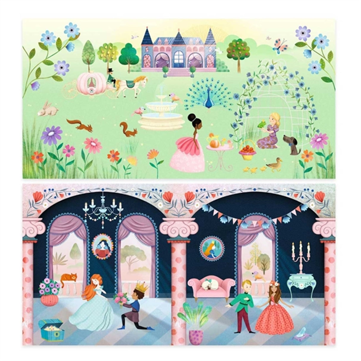 Djeco Stickers Reusable The Castle 2