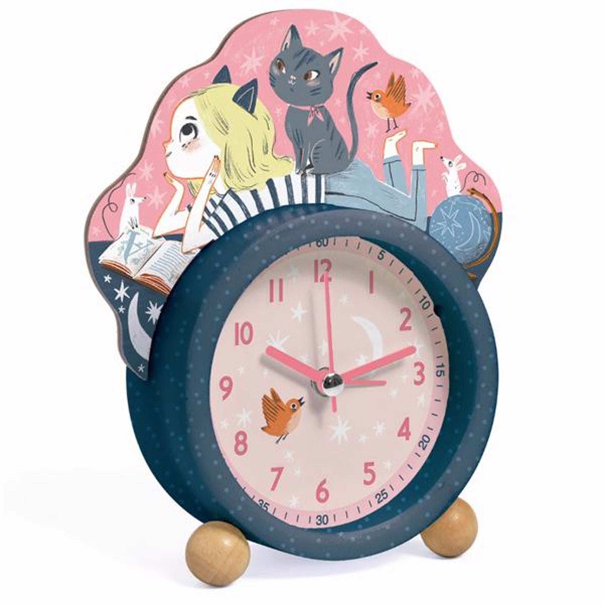 Djeco Alarm Clock Girl and Cat