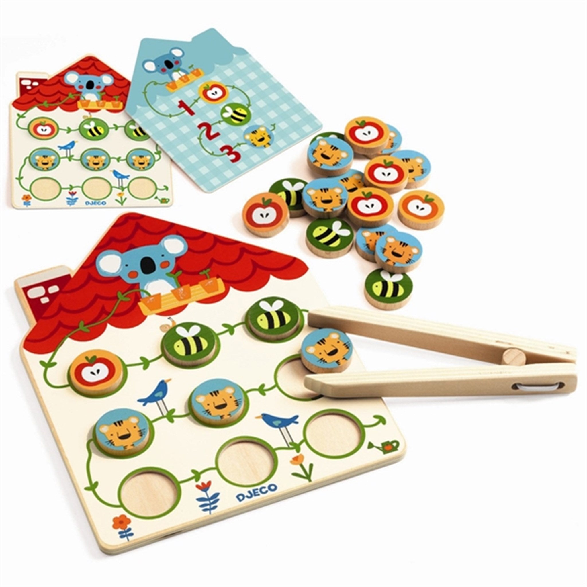 Djeco Wooden Educative Game - Pinstou