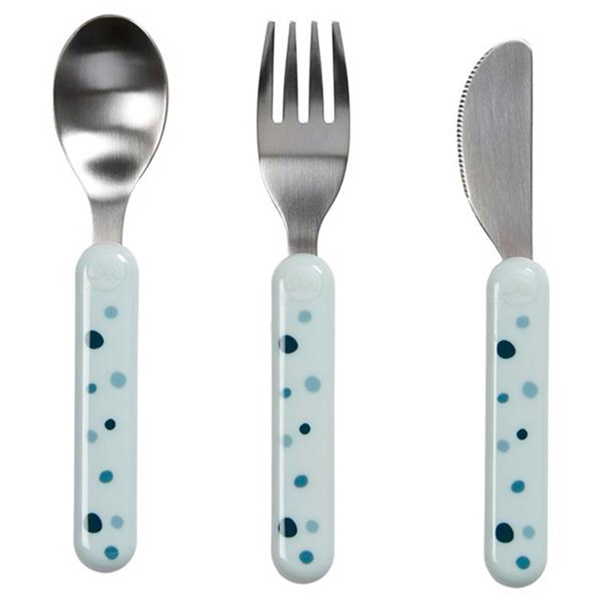 Done by Deer Dreamy Dots Cutlery Set Blue