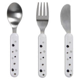 Done by Deer Dreamy Dots Cutlery Set White