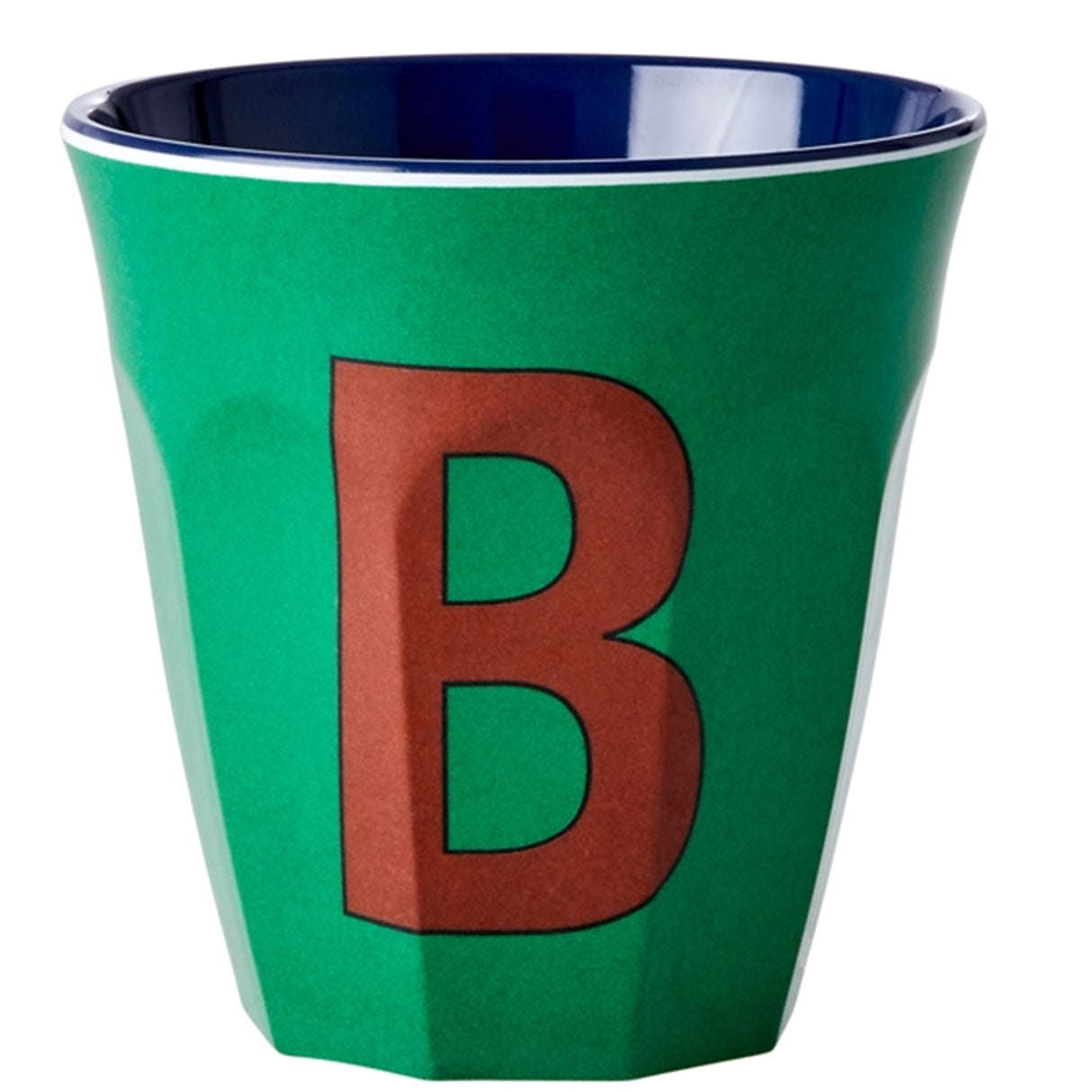 RICE Bluish Colors Melamin Alphabet Cup 3