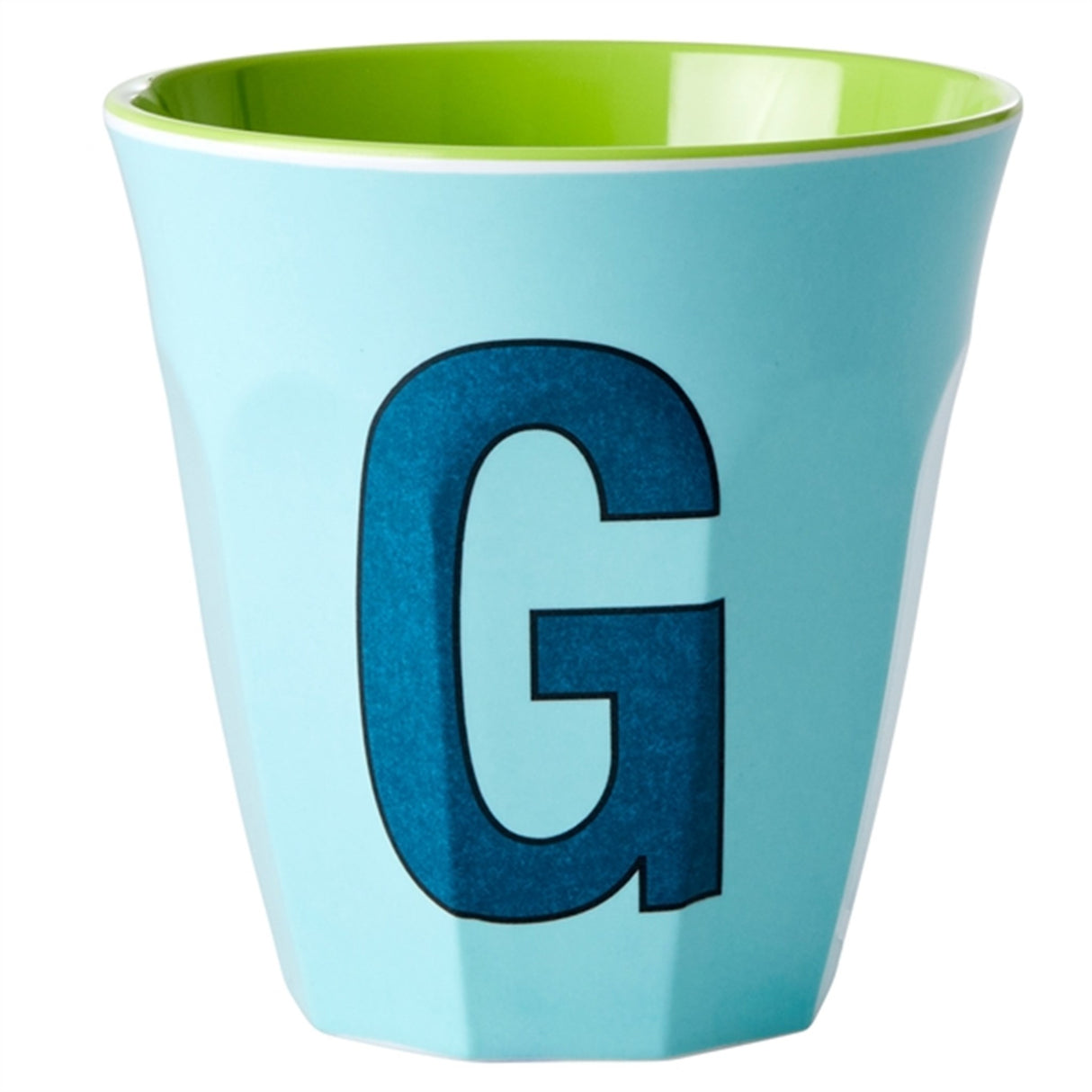 RICE Bluish Colors Melamin Alphabet Cup 7