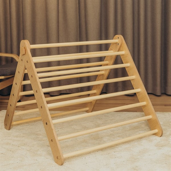 Duck Woodworks Climbing Triangle Floor Set Natural