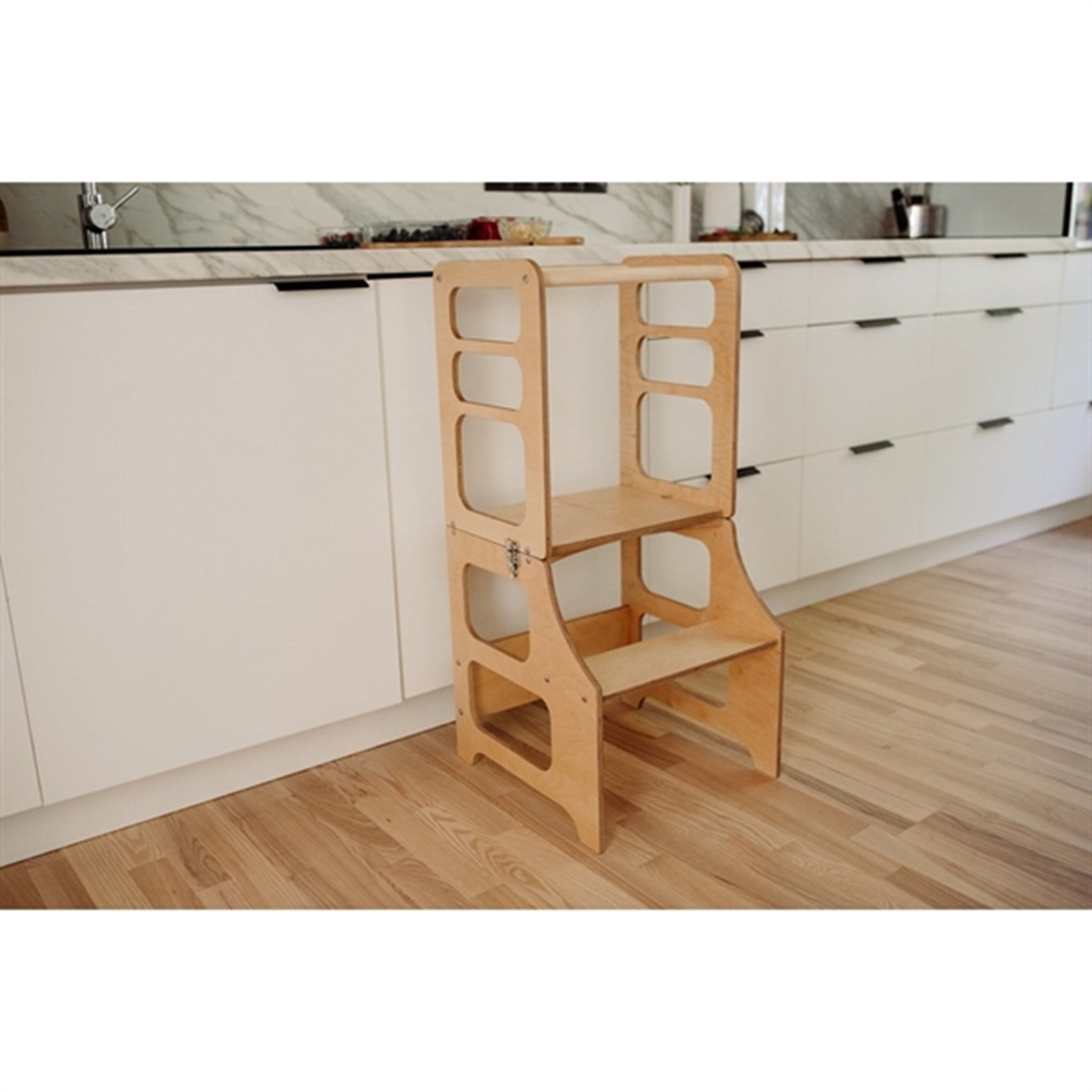 Duck Woodworks Foldable Kitchen Tower Natural 9