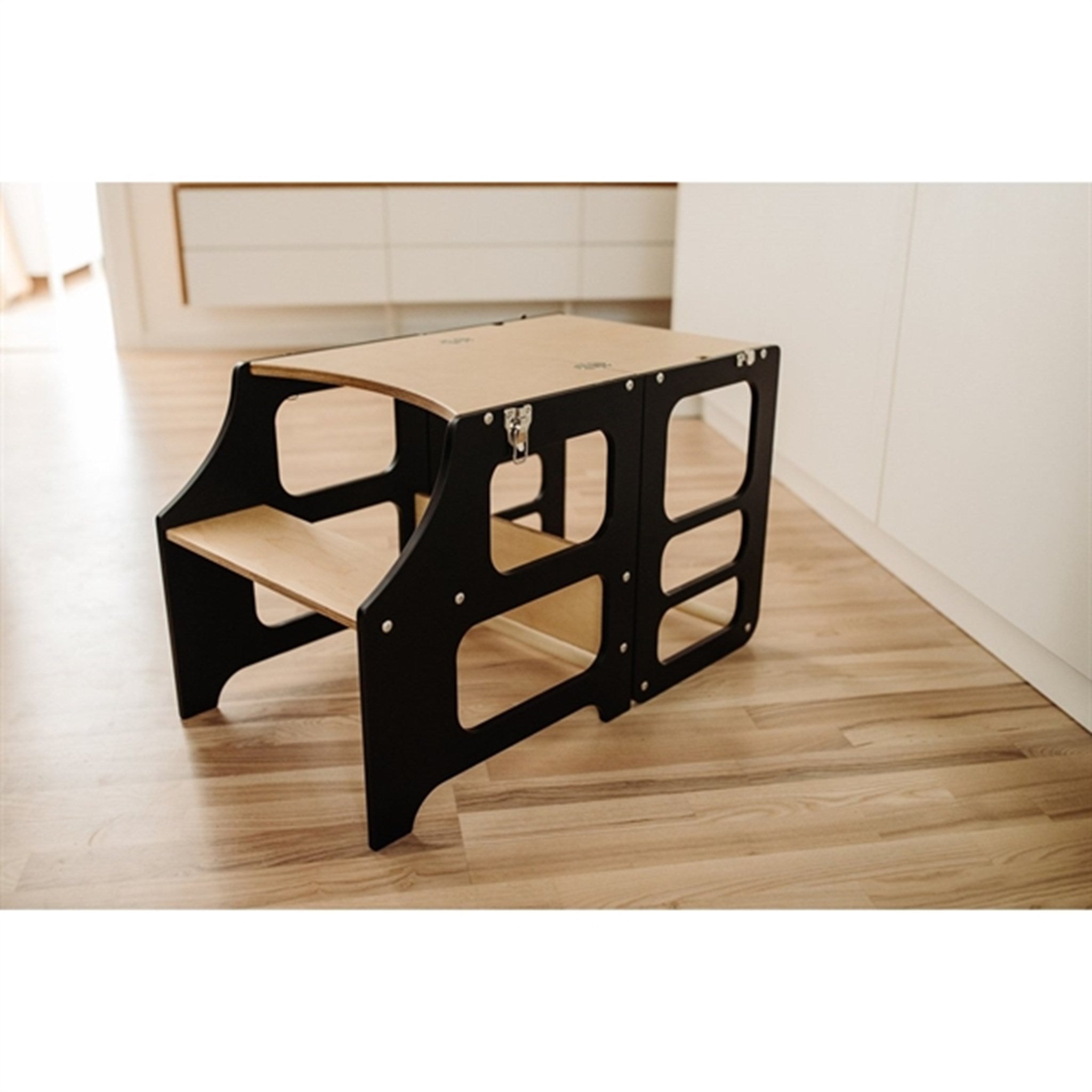 Duck Woodworks Foldable Kitchen Tower Black 8