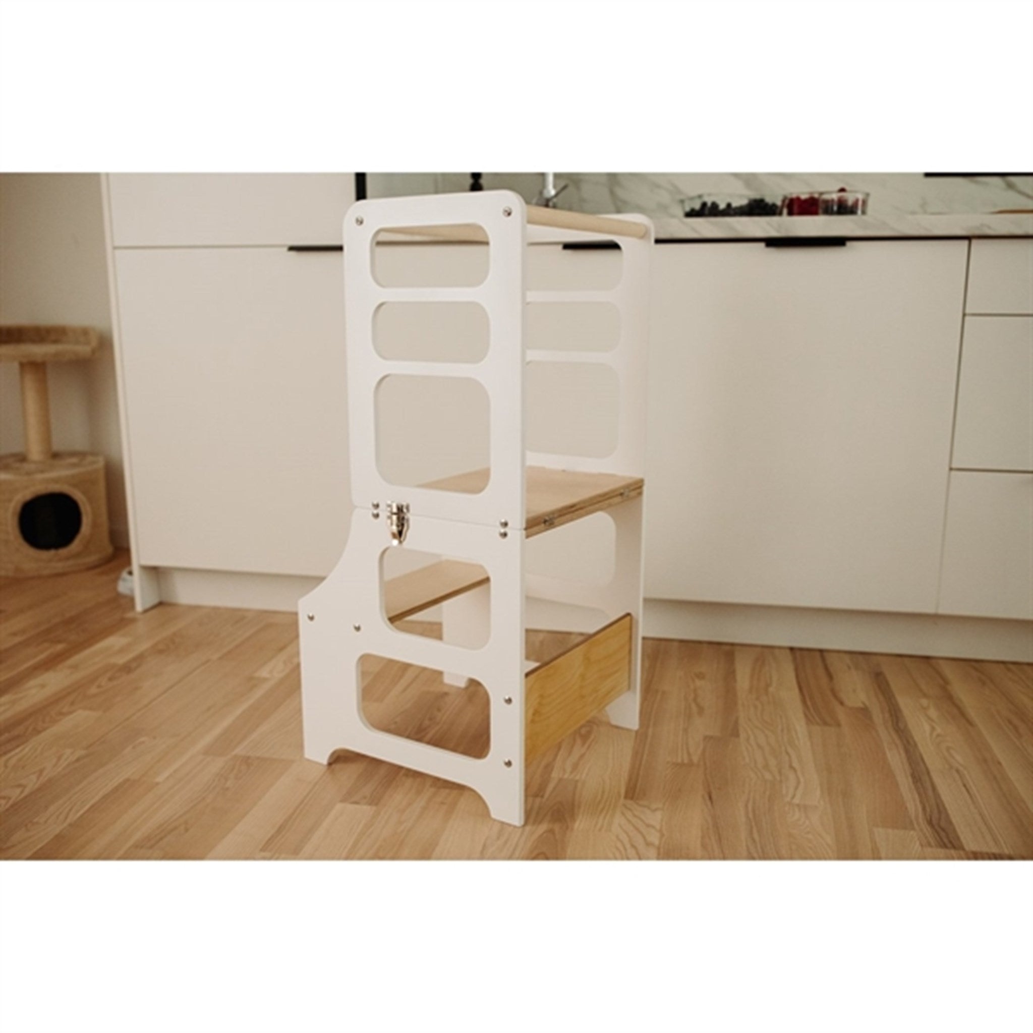 Duck Woodworks Foldable Kitchen Tower White PRE-ORDER 2