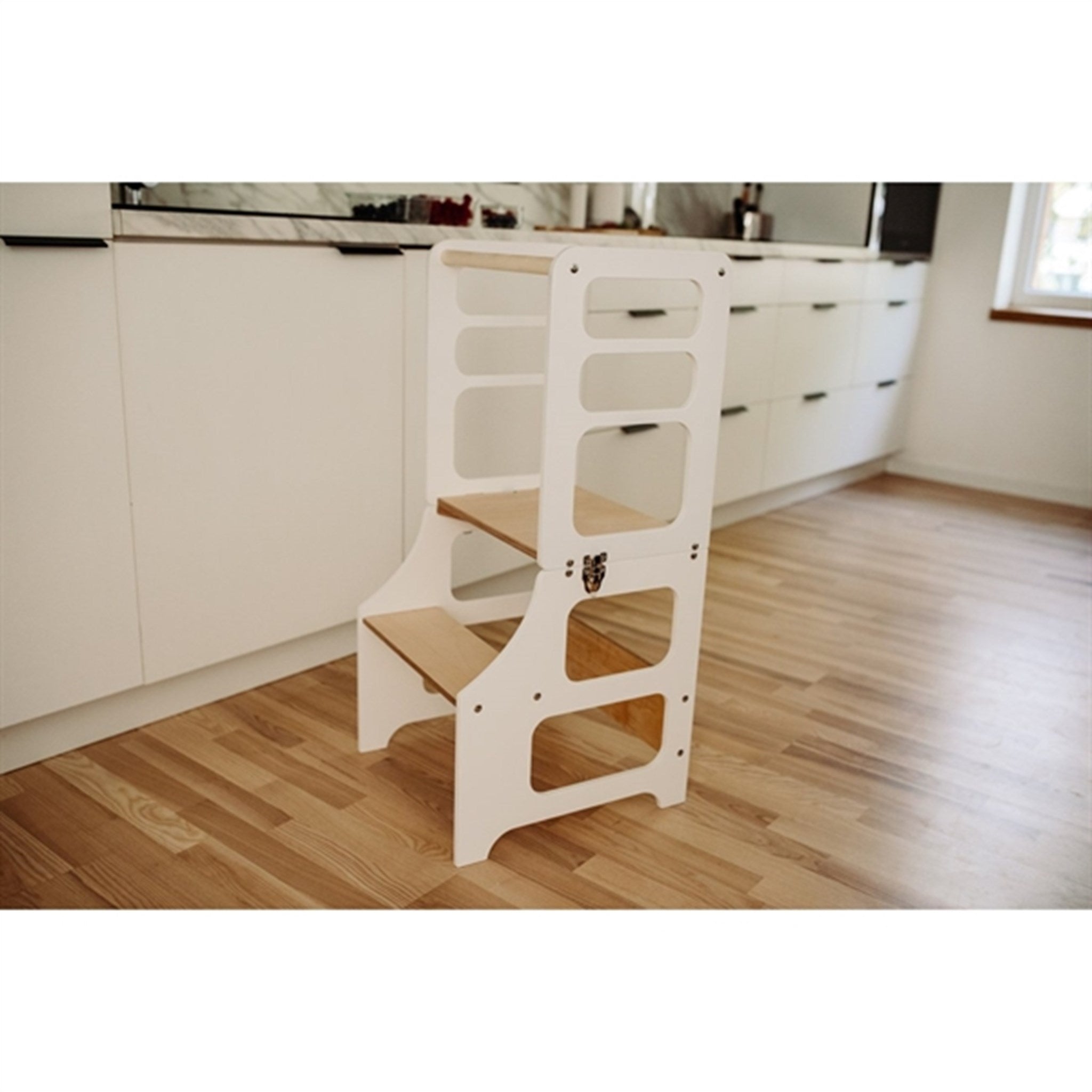 Duck Woodworks Foldable Kitchen Tower White PRE-ORDER