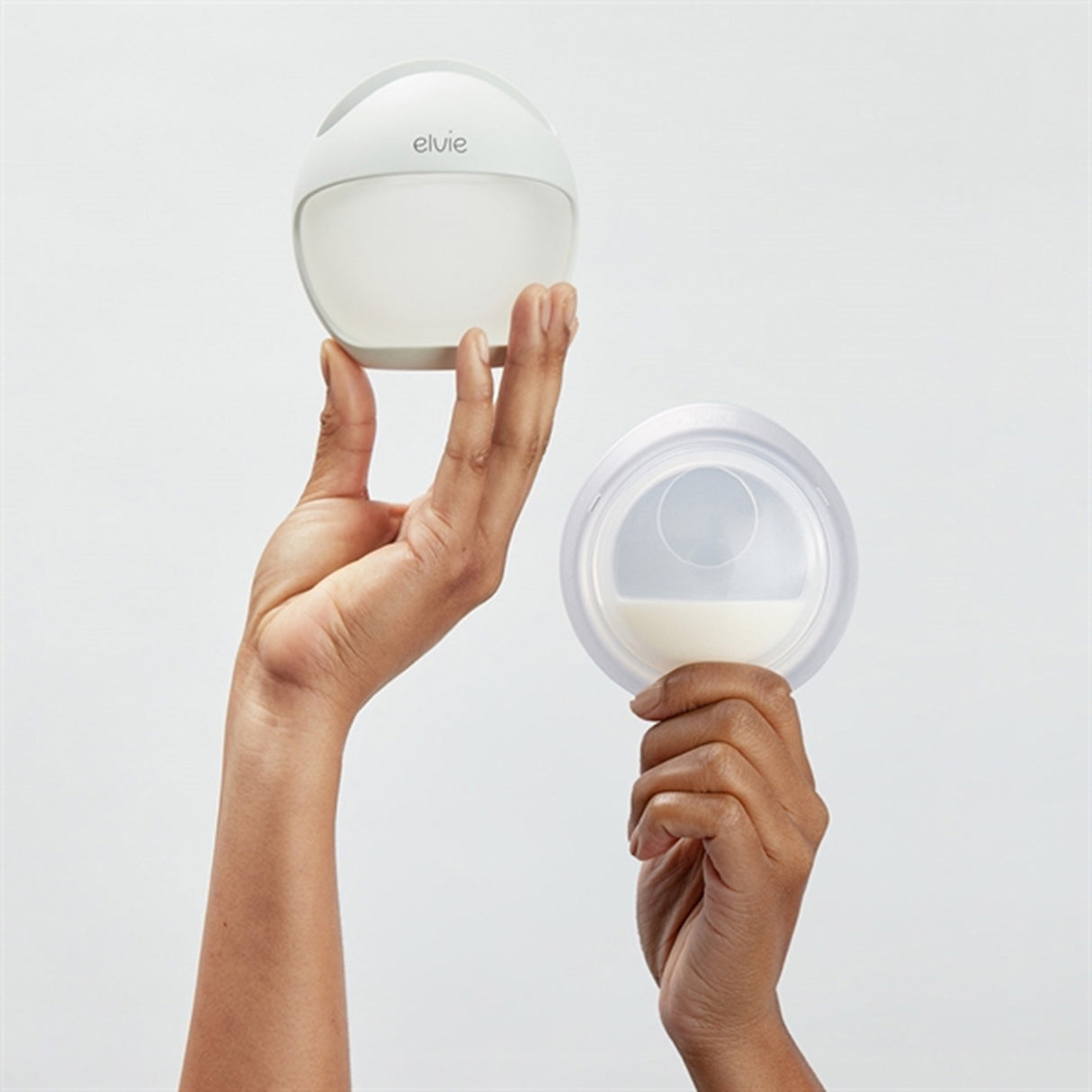 Elvie Breast Pump Curve White/Clear 5