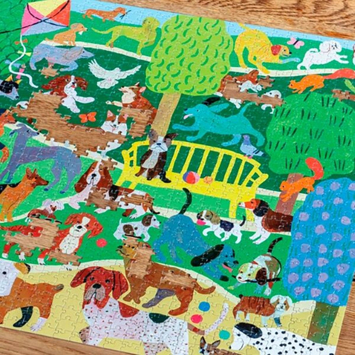 Eeboo Puzzle 1000 Pieces - Dogs in the Park 5