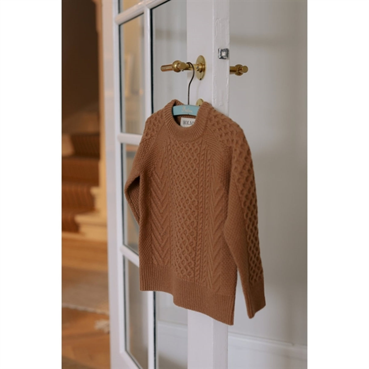 HOLMM Camel Elsem Wool Knit Jumper 3