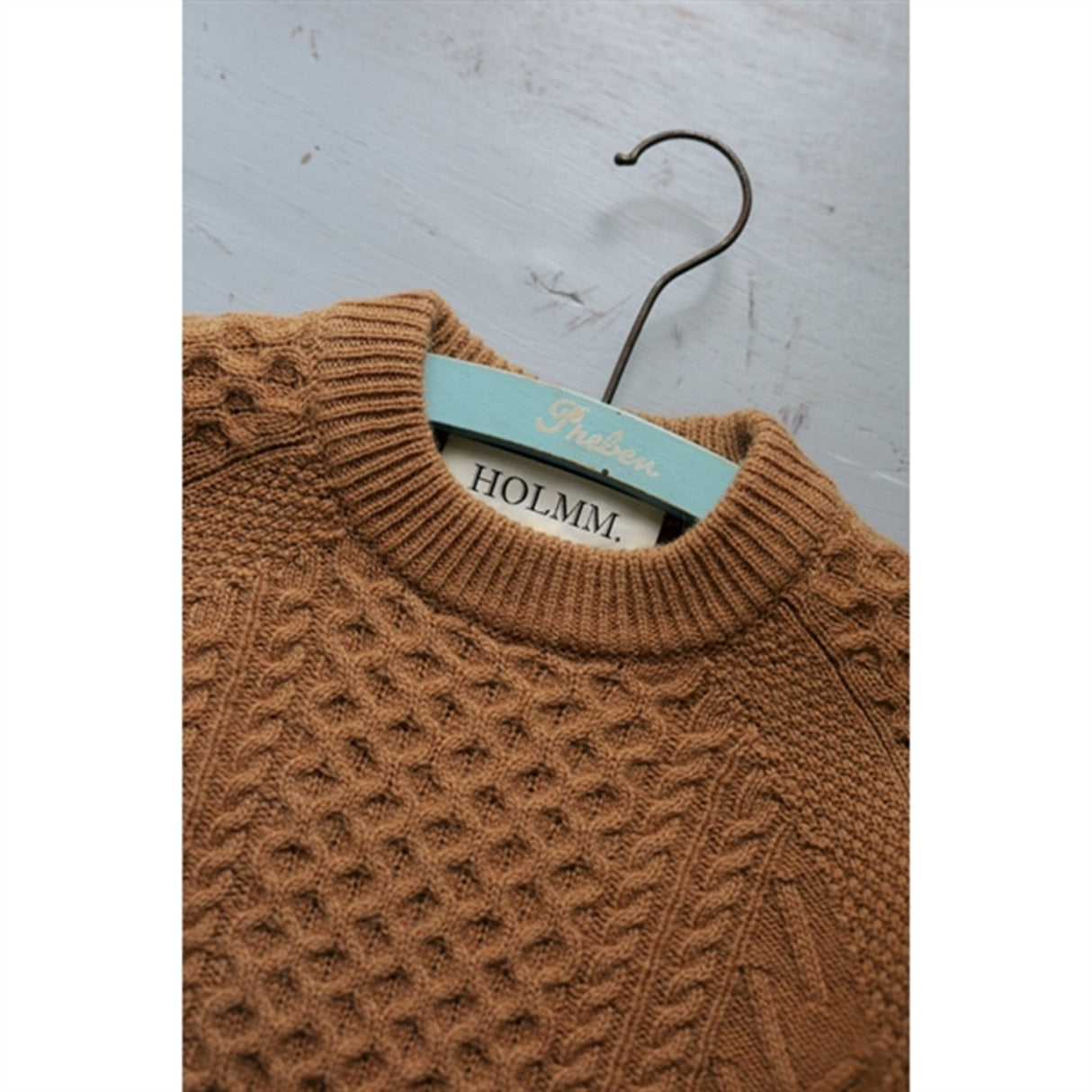 HOLMM Camel Elsem Wool Knit Jumper 4