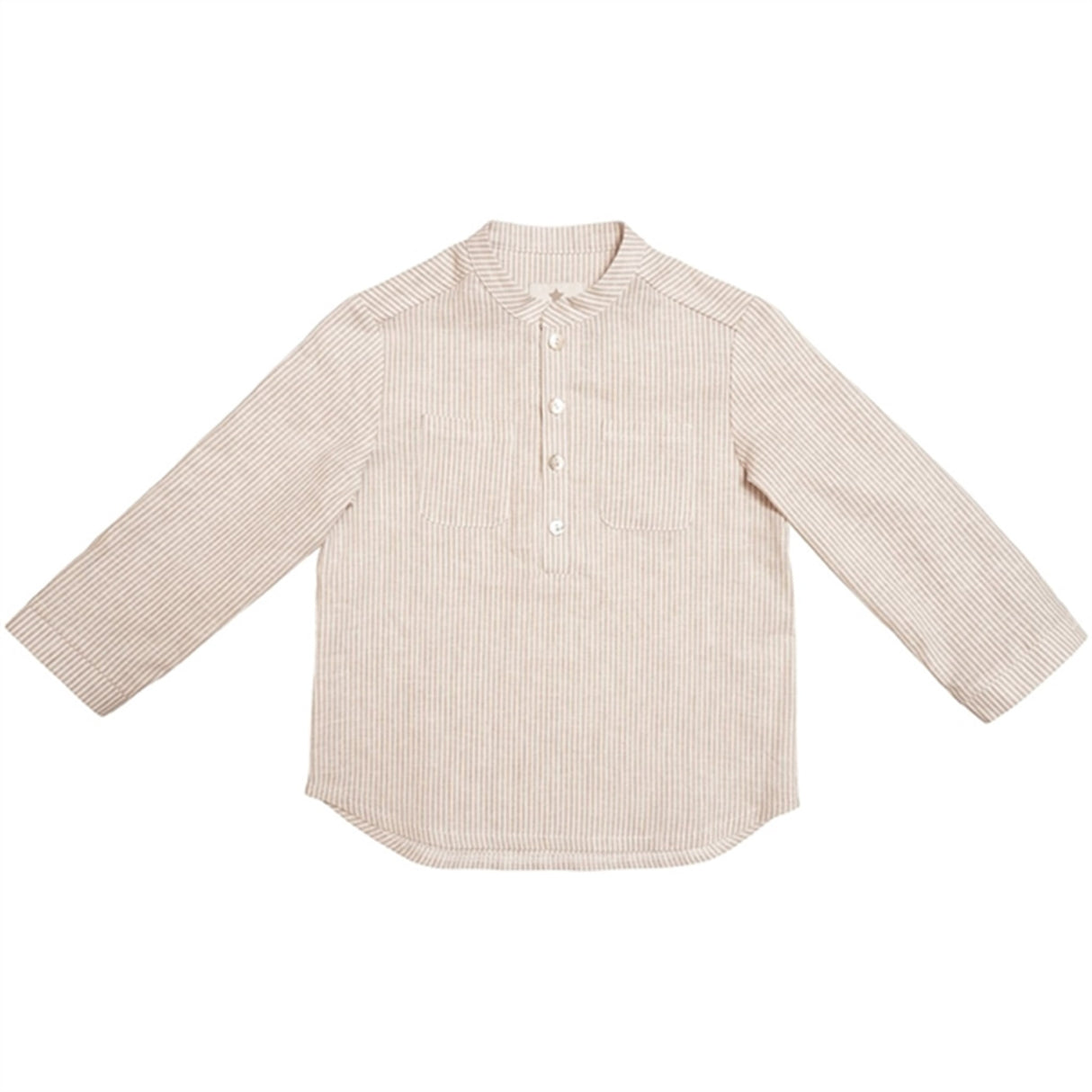 Huttelihut Emil Shirt Big Stripes Camel