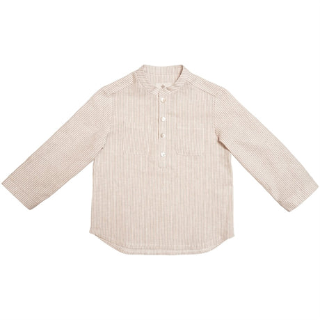 Huttelihut Emil Shirt Big Stripes Camel