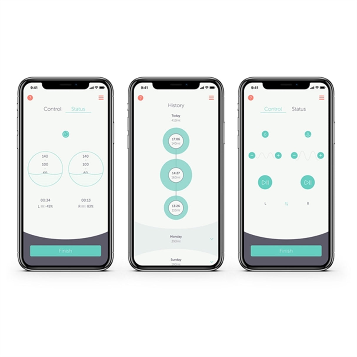 Elvie Breast Pump Double White 4