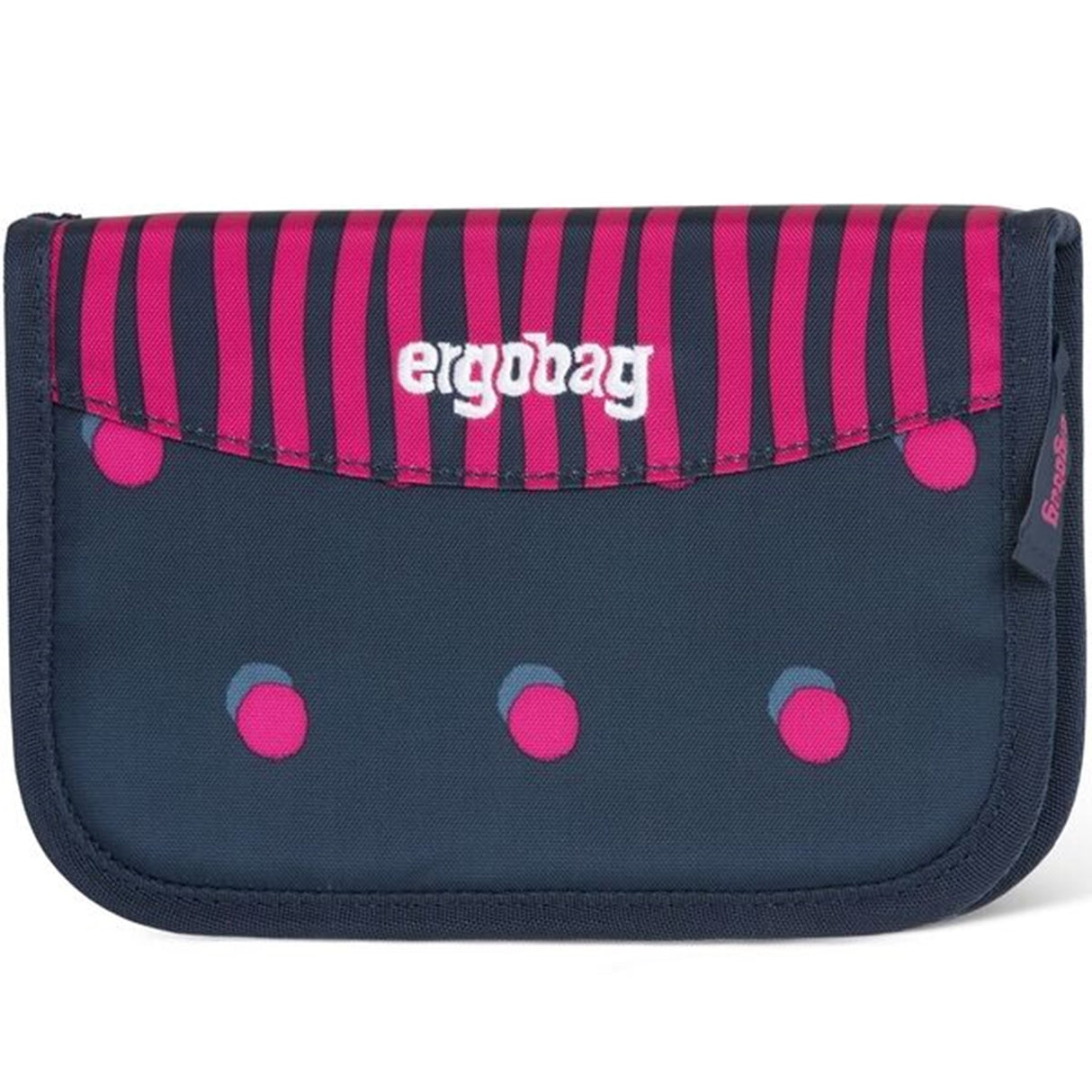 Ergobag Hard Pencil Case Shoobi DooBear Blue Purple Dots