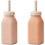 Liewood Erika Milkshake Bottle 2-Pack Rose Mix