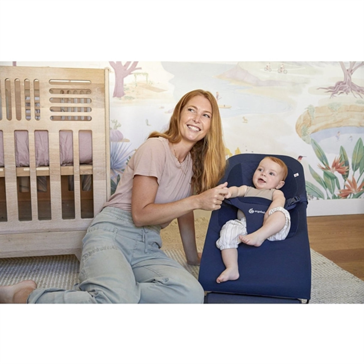 Ergobaby Evolve 3-in-1 Bouncer Midnight Blue 5