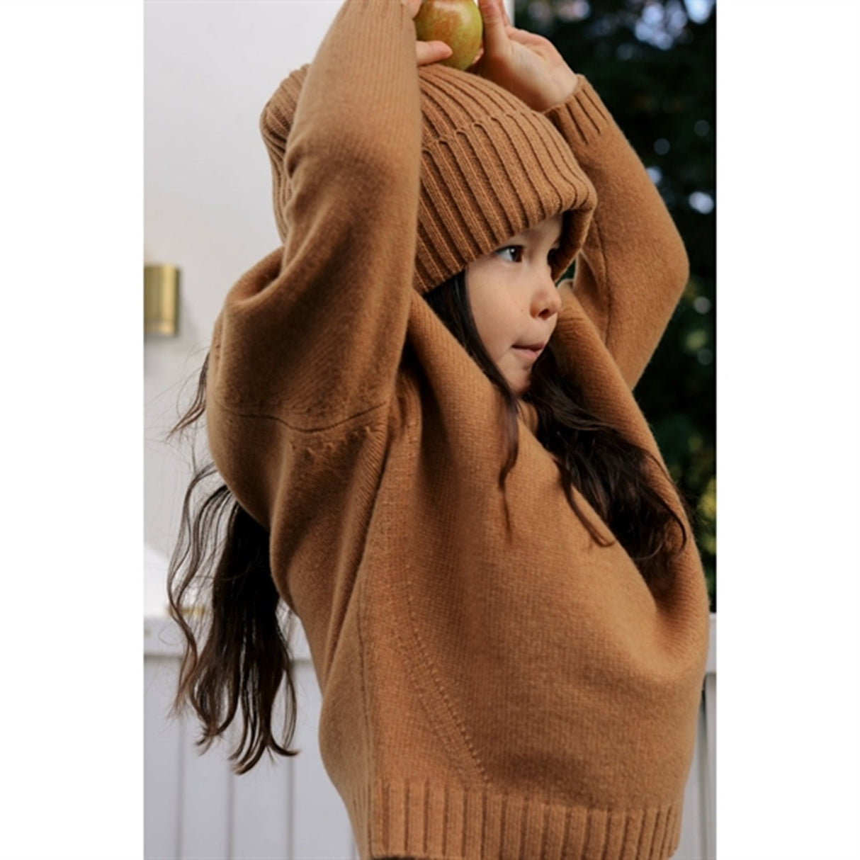 HOLMM Camel Ewii Wool Knit Jumper 2