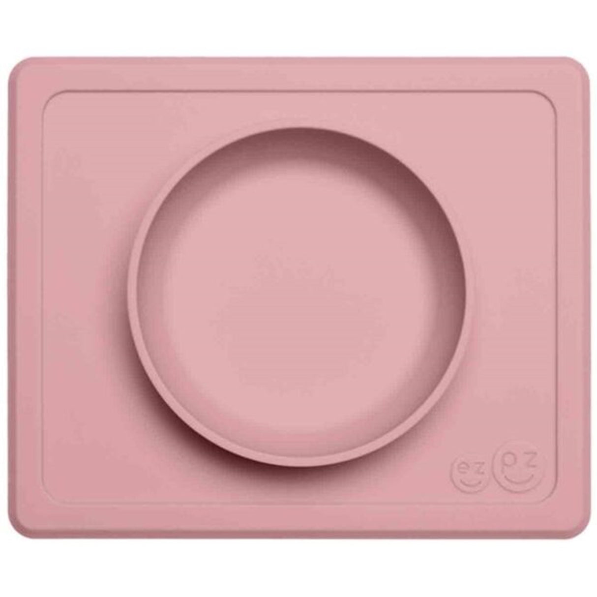 EZPZ Happy Mini Bowl Placemat + Bowl in One Rose