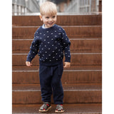 Fliink Navy/Dot Benna Dot Knit