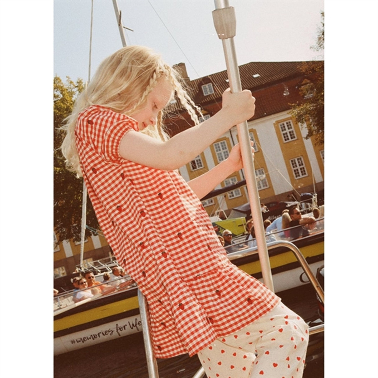 Flöss Molly Dress Berry Gingham 2