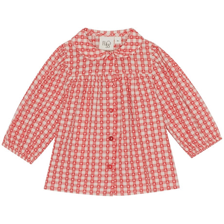 Flöss Ally Shirt Heart Gingham