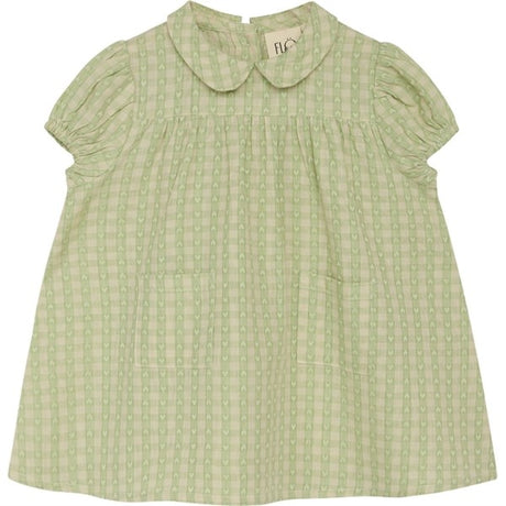 Flöss Stella Dress Lime Gingham