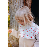 Flöss Alva Fleece Jacket Heart Print/Sand 4