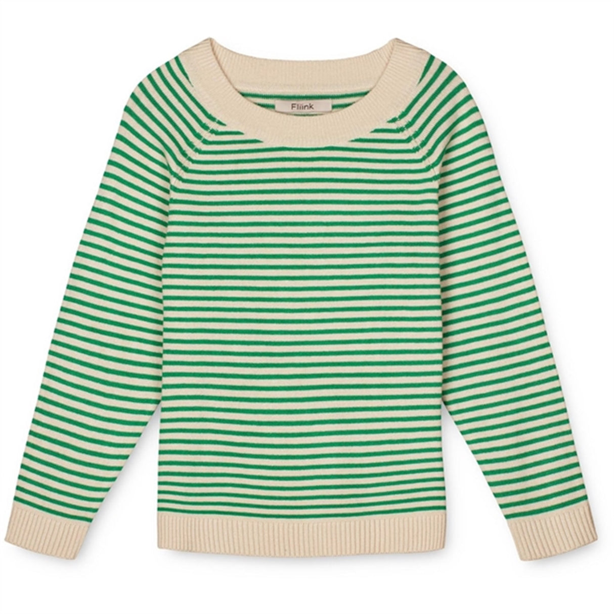 Fliink Jelly Bean Green Stripe Fave Stripe Knit