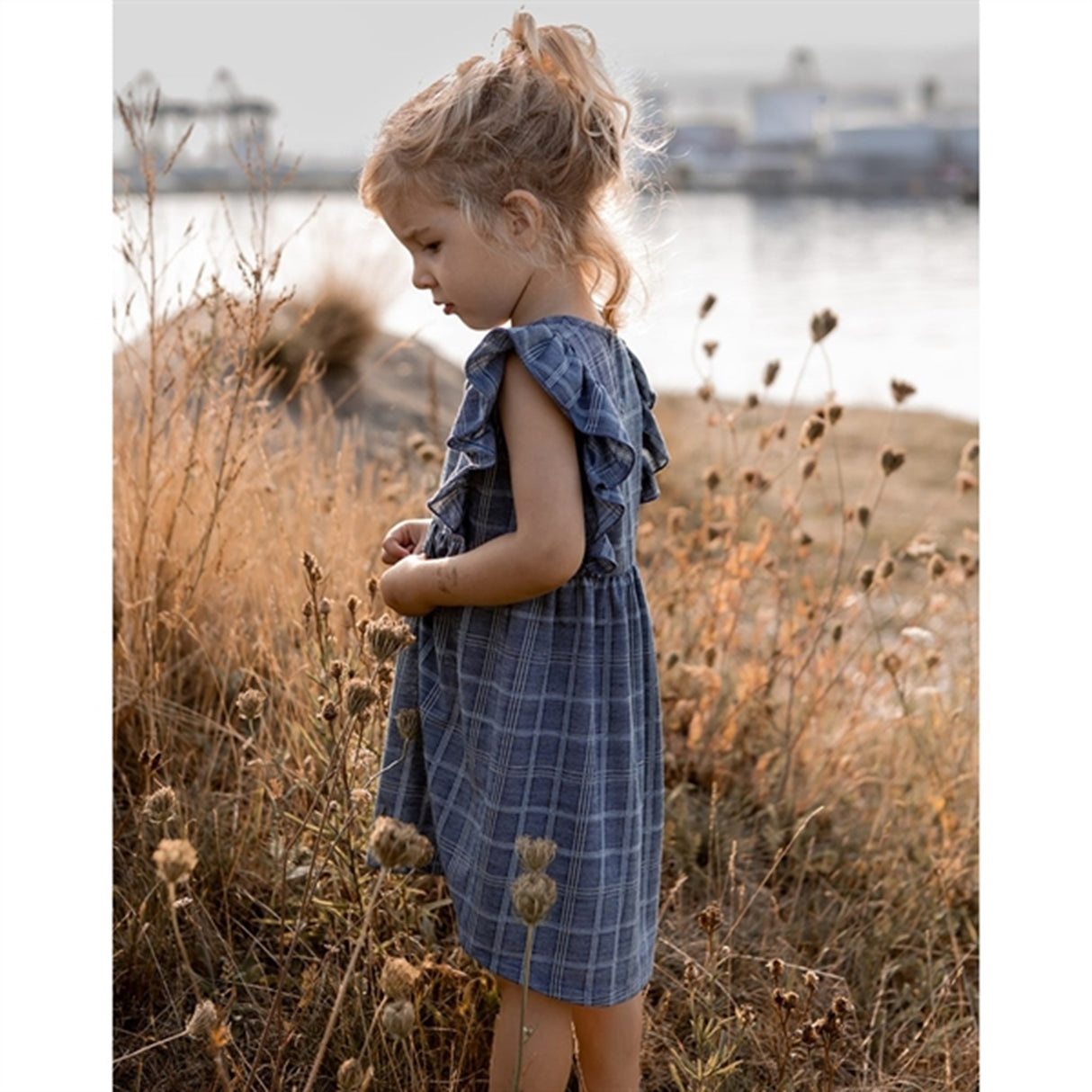 Fliink Navy Miro Ruffle Dress 3