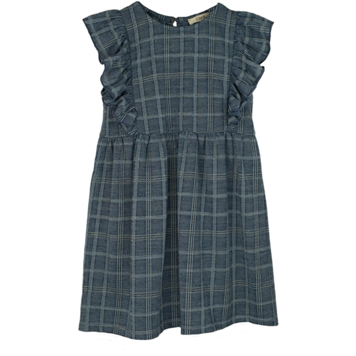 Fliink Navy Miro Ruffle Dress