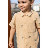 Fliink Almond Buff Aop Elmo Shirt 2