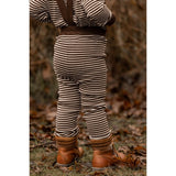 Fliink Chicory Coffee W. Sand Stripes Favo Leggings Med Seler 2