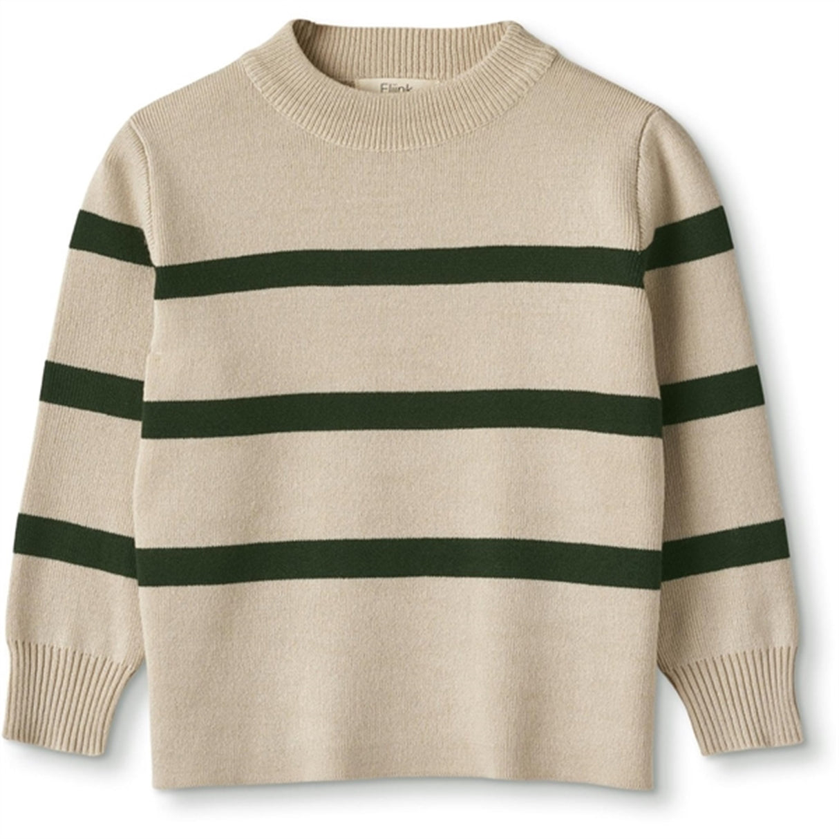 Fliink Sandshell/Pinegrove Stripe Pullover