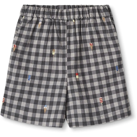 Fliink Magnet Check Aop Polar Shorts