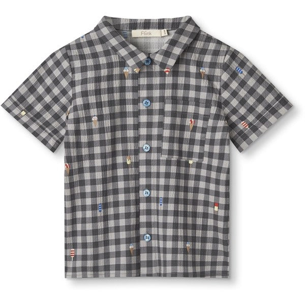 Fliink Magnet Check Aop Polar Shirt