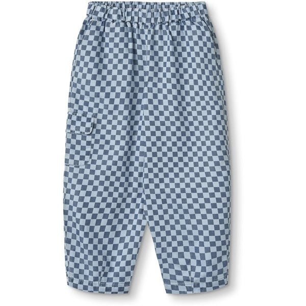 Fliink Little Boy Blue Hurlum Check Pants