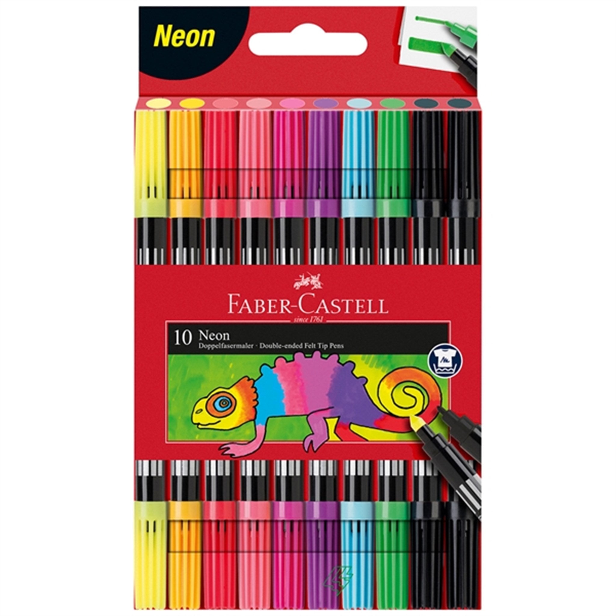 Faber Castell Pens Connector 10 Colours Neon
