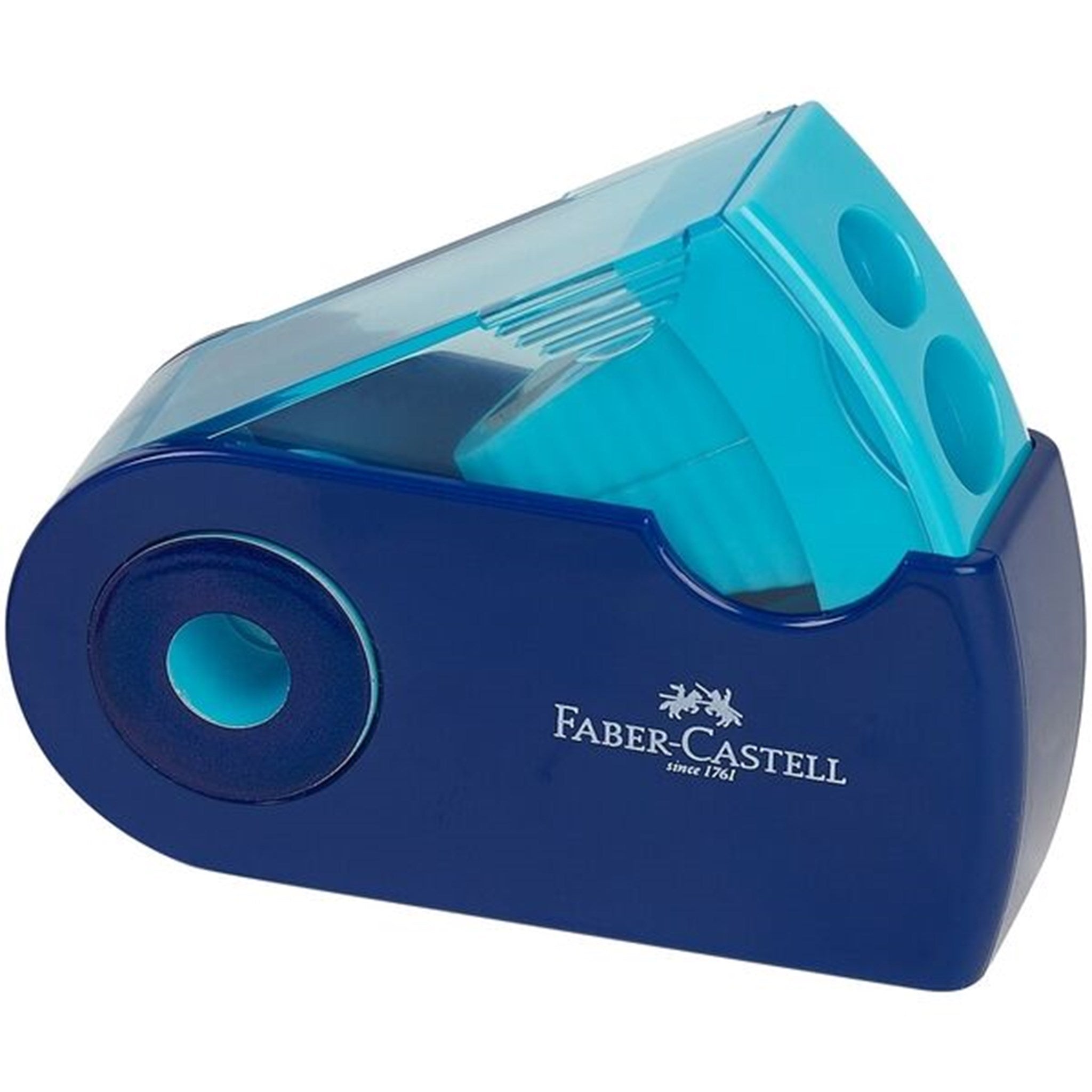 Faber Castell Double Hole Sharpener Blue