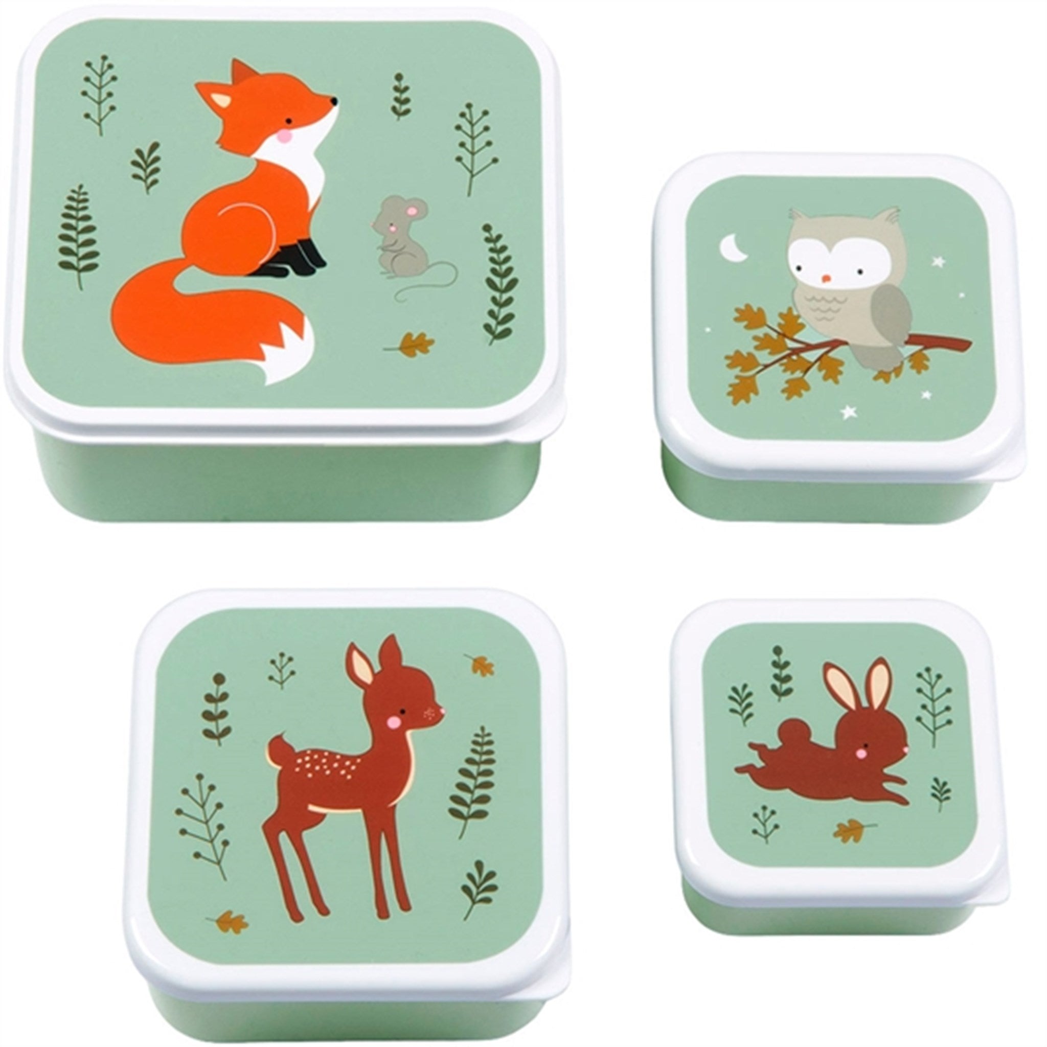 A Little Lovely Company Lunch And Snackbox Forest Friends 2